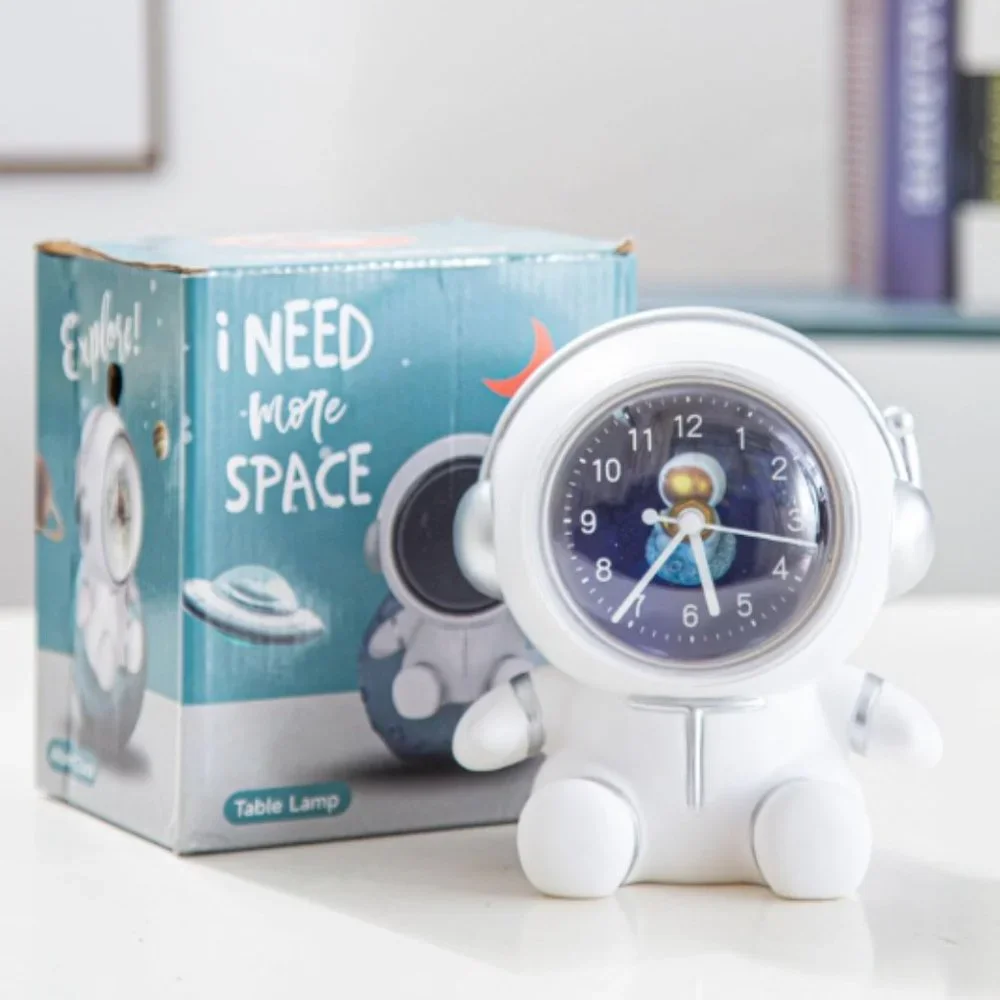 2-in-1 Astronaut Desk Clock & Piggy Bank for Children - 